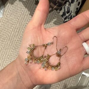 Elegant Multicolor Hoop Earrings